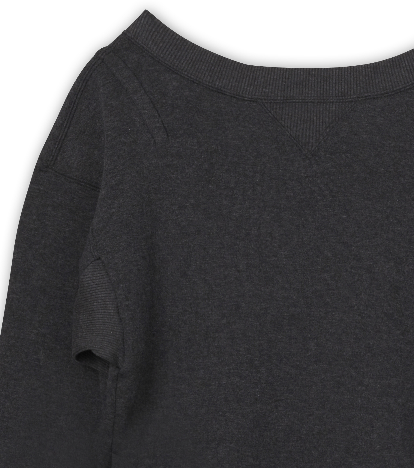24PF new/sacai スウェットシャツ Sweatshirt Gray Gray Garment Dye Cotton Jersey Sweatshirt by sacai on Sale