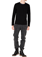 サカイ - sacai | Clue neck long sleeve-Black-1の通販 | RESTIR リステア