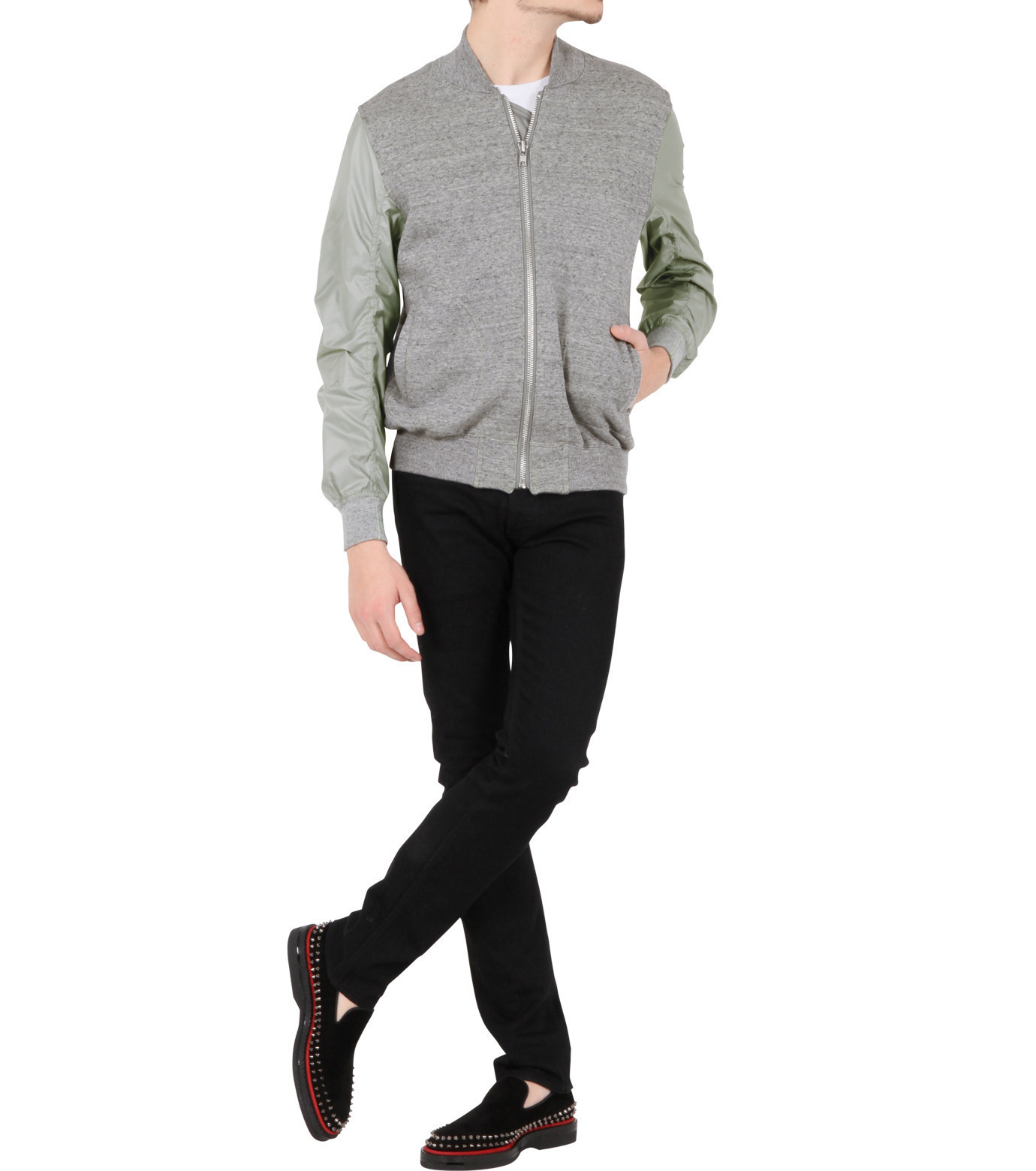 国内発送【sacai】コンビネーション ショートブルゾン SACAI＜サカイ＞コンビネーション ショートブルゾン（2244783