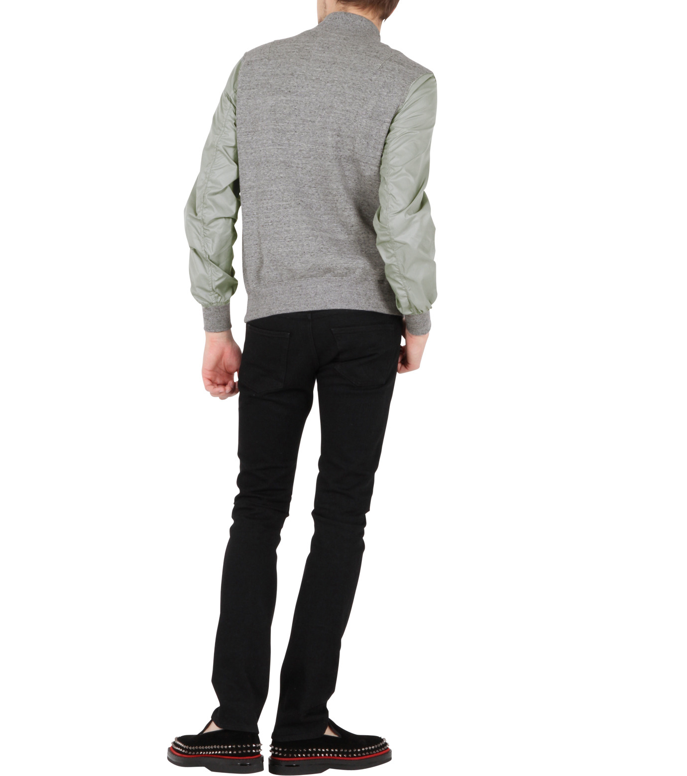 国内発送【sacai】コンビネーション ショートブルゾン sacai - 【美品】 sacai / サカイ | 2021SS | × A.P.C.