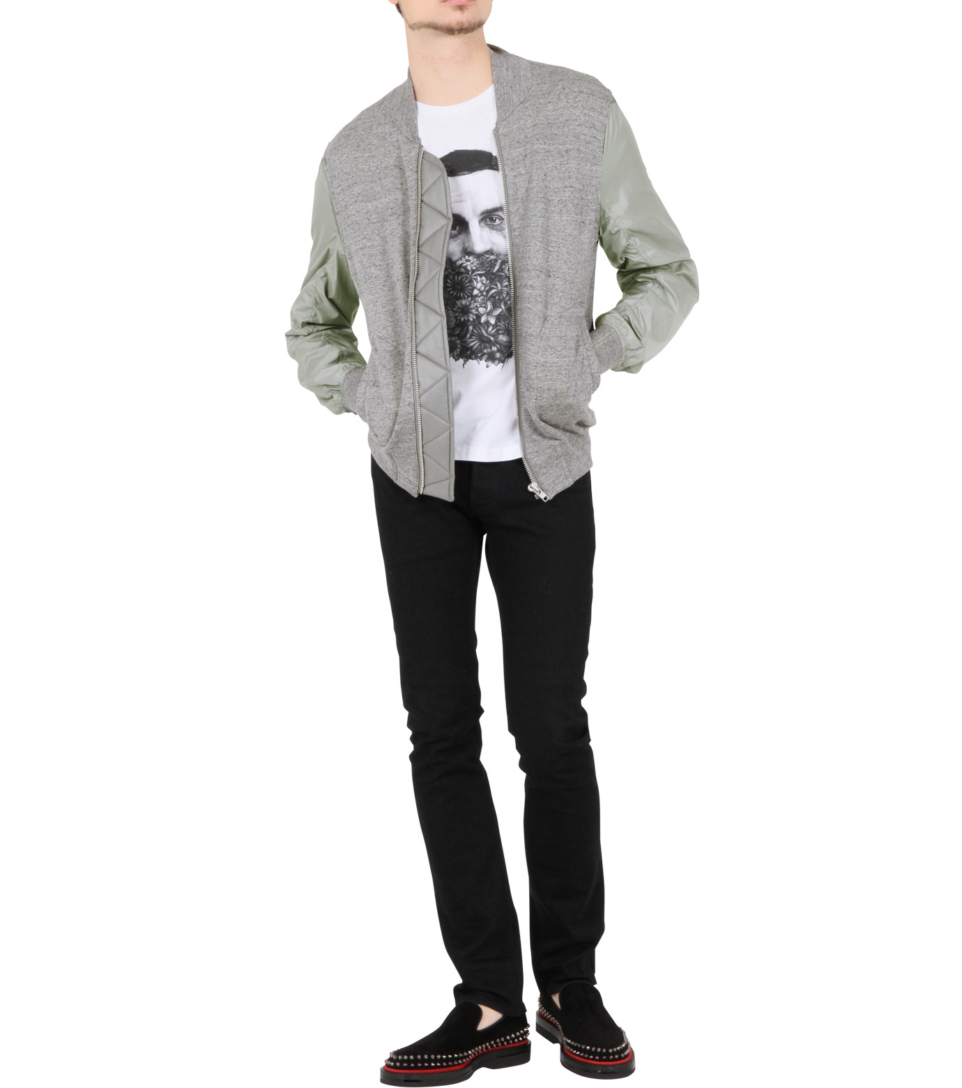 サカイ - sacai | Combi zip up blouson-Gray-1の通販 | RESTIR