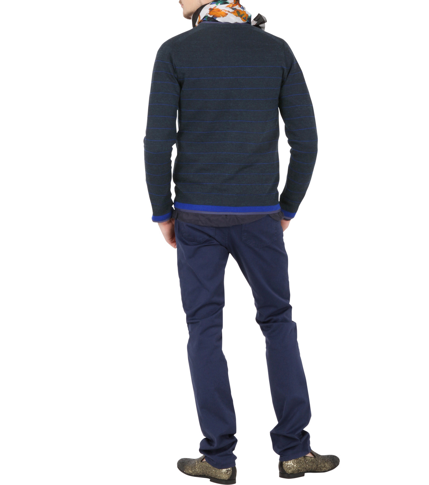 サカイ - sacai | Stripe cardigan-Navy-1の通販 | RESTIR リステア