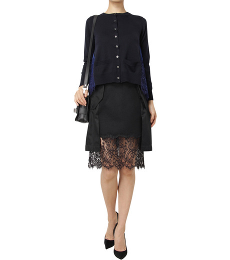 Sacai ドレススカート サイズ 1 Sacai Carhartt WIP Suiting Bonding Dress 黒 サカイ