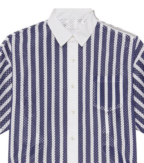 サカイ - sacai | Striped SS Shirt-Light Blue-1の通販 | RESTIR リステア