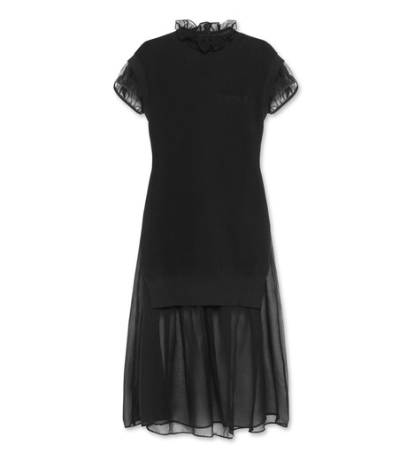 トップス sacai High Neck Knit Vest Dress sacai Official Store