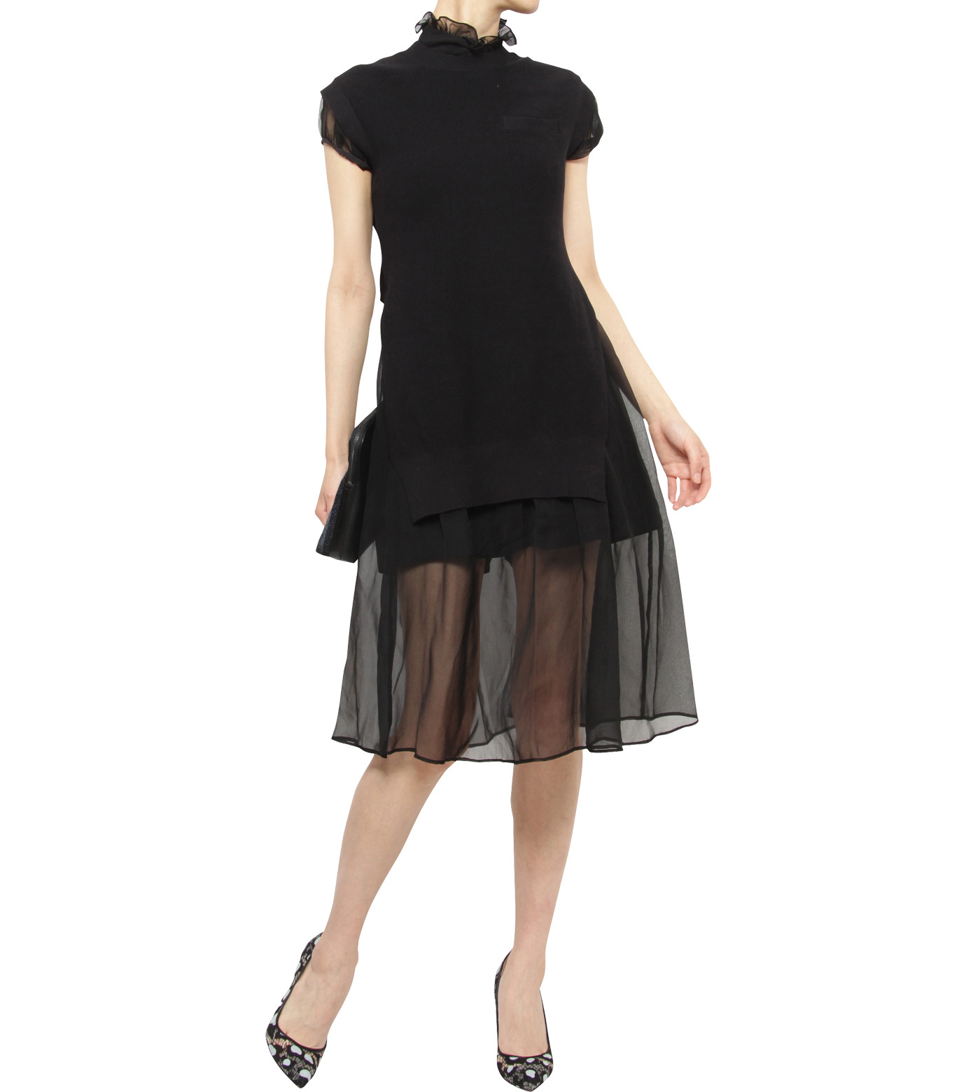 トップス sacai High Neck Knit Vest Dress Sacai Knit Dress | Smart Closet