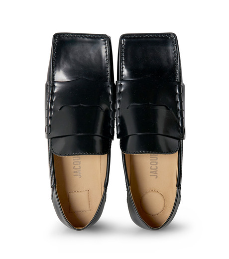 ジャクムス - JACQUEMUS | Les Mocassins Carre-Black-36の通販