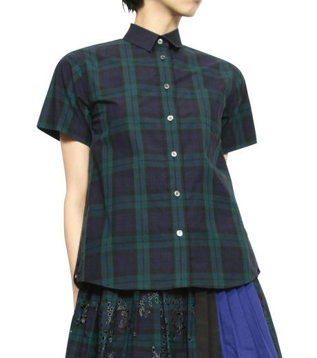 sacai＊ネルシャツ型スカート 楽天市場】sacai サカイ【未使用□定価9万5040円□18年製】18-04029