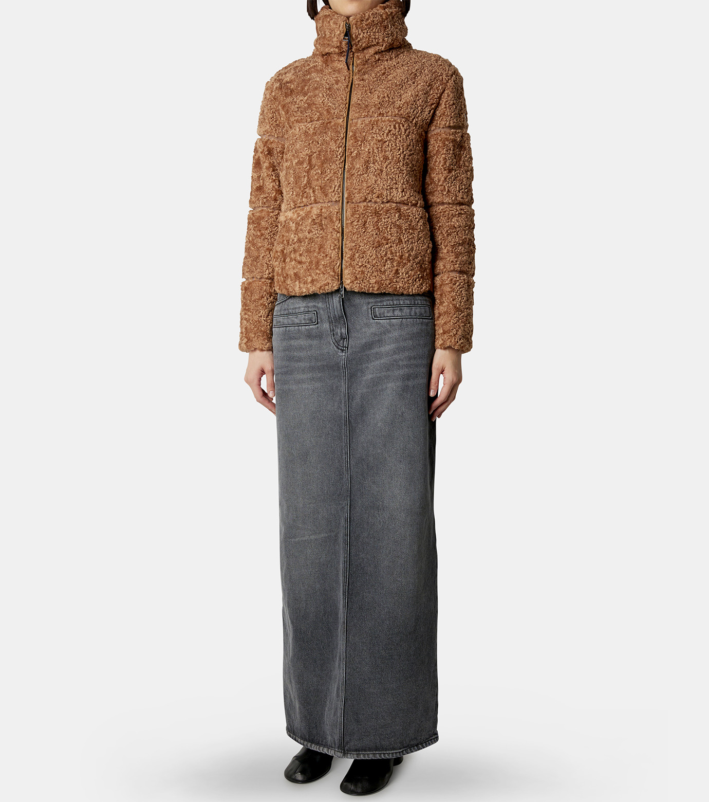 モンクレール - Moncler | Segura Jacket Teddy Fleece-Camel-0の通販