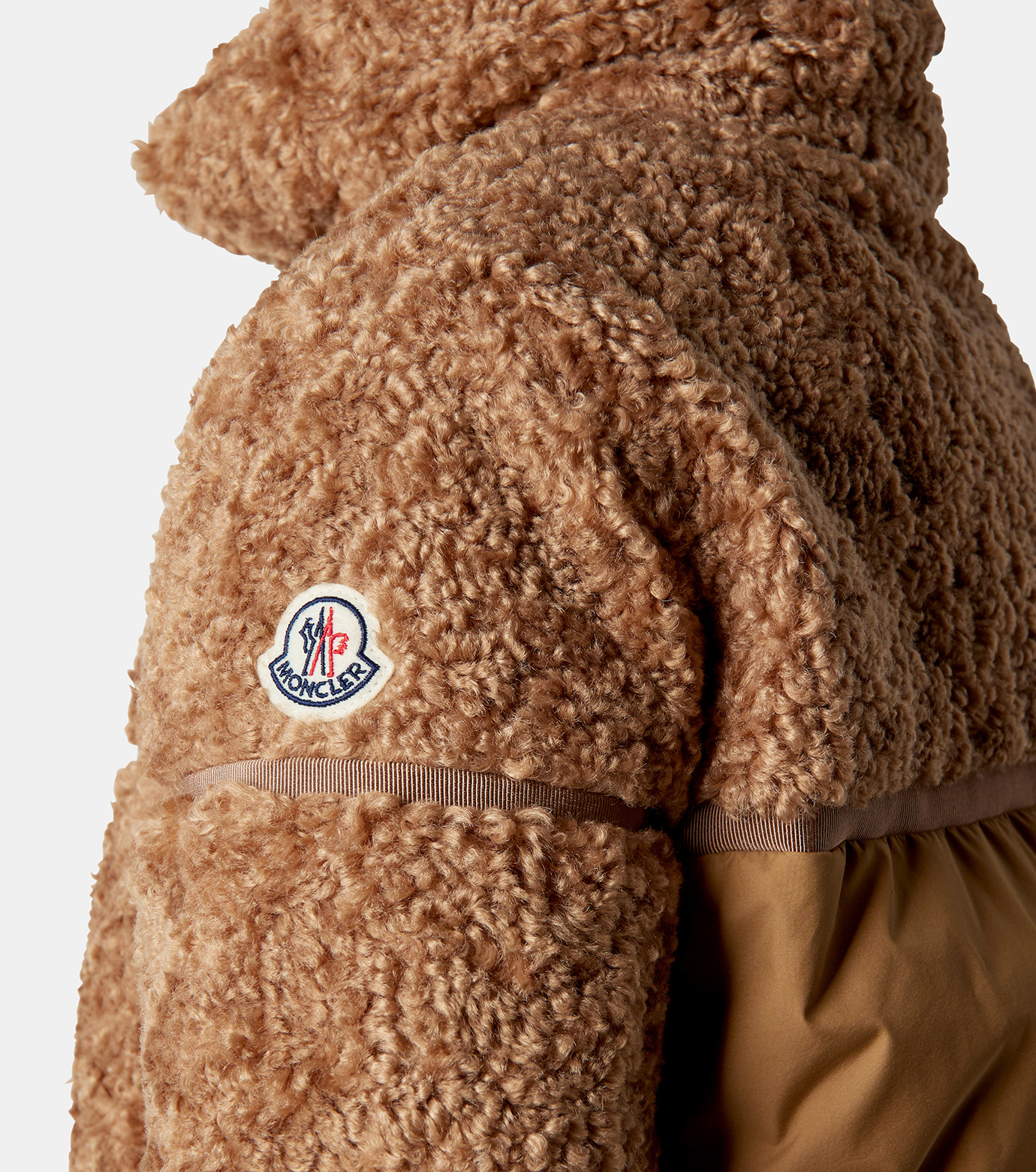 モンクレール　MONCLER  SEGURA  GIUBBOTTO モンクレール - Moncler | Segura Jacket Teddy Fleece-Camel-0の通販