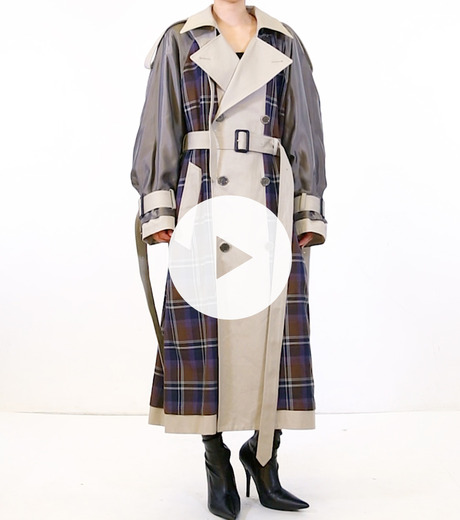アイレネ irene like inside out trench coat 52 の通販 restir
