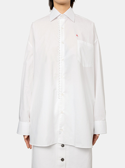 ラフ シモンズ - RAF SIMONS | Business Collar Shirt-White-XSの通販