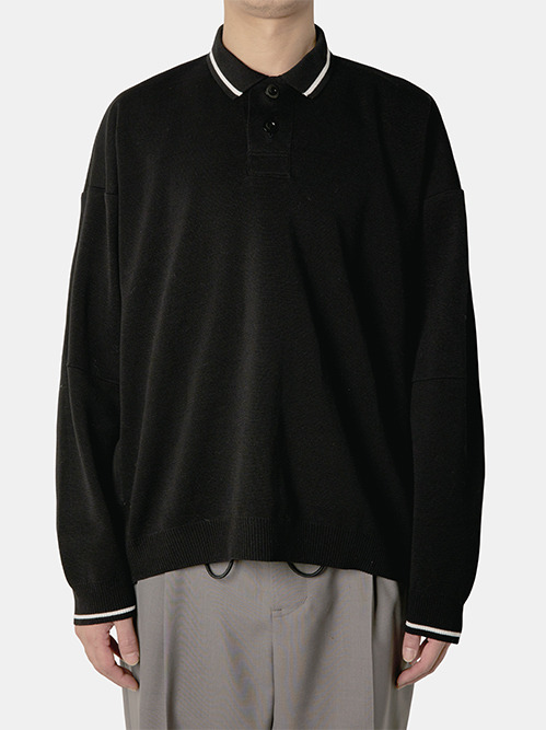 トップス sacai Milano Rib Knit Pullover サカイ - sacai | Milano Rib Knit Pullover-Black-2の通販 | RESTIR