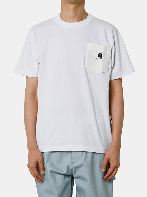 sacai✖Carhartt サカイ✖カーハート コラボTシャツ Sacai Carhartt WIP T-shirt Black カーハート Tシャツ ブラック