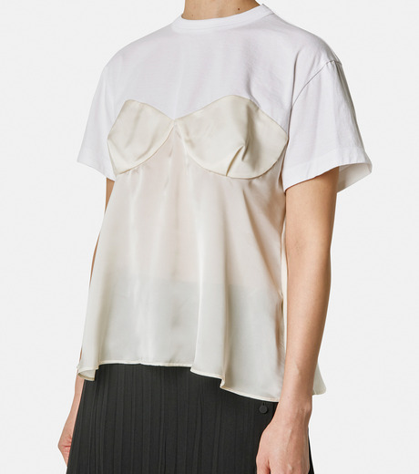 Sacai シャツ サカイ - sacai | Cotton Jersey T-shirt Corset | RESTIR リステア