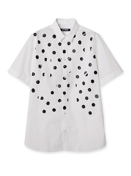 ラフ シモンズ - RAF SIMONS | Short sleeved shirt with polkadot