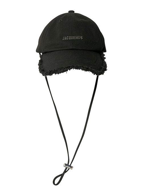 jaquemus The Ahaut キャップ ジャクムス - JACQUEMUS | La Casquette Artichaut-Black-56の