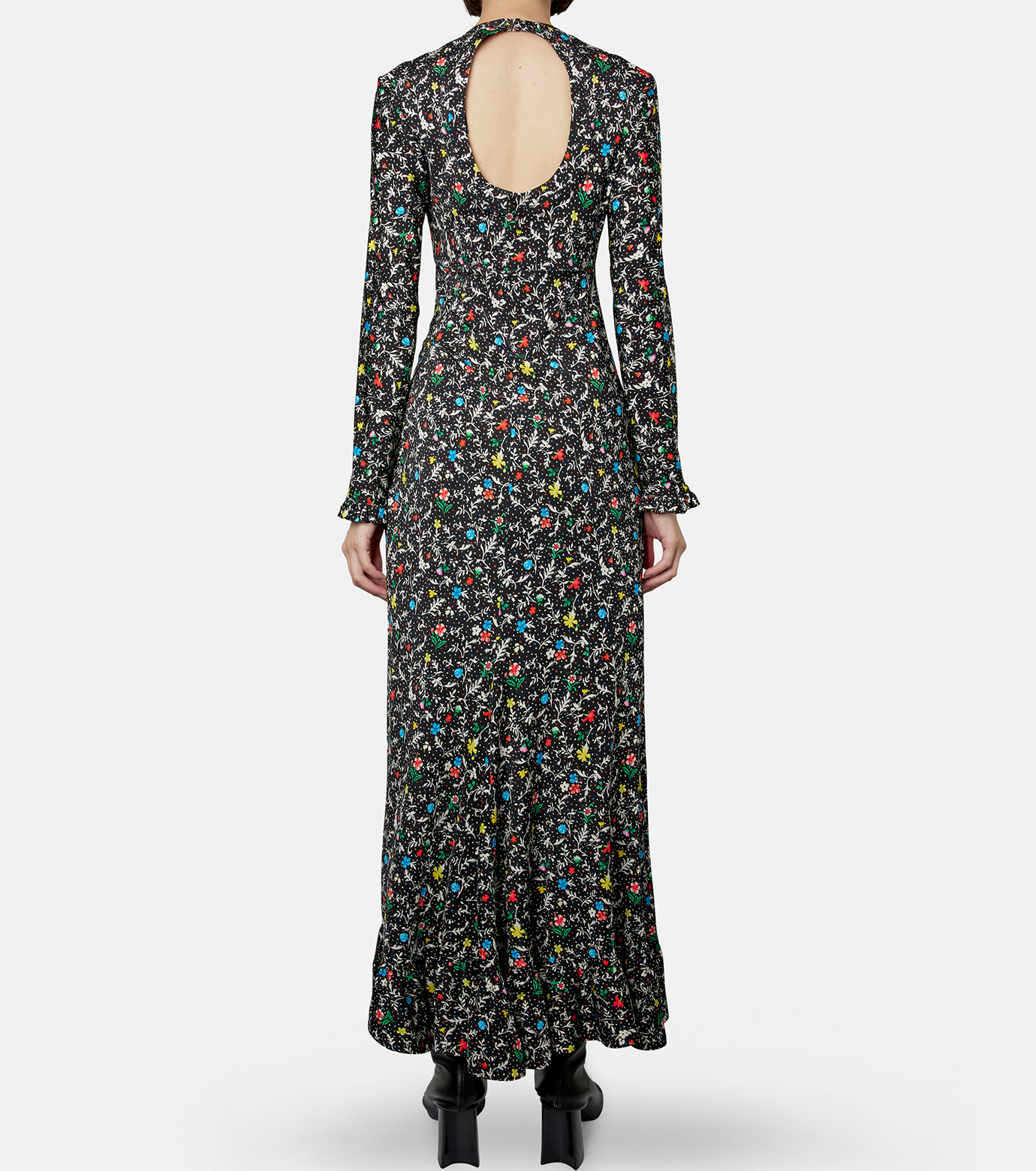 【a】Paco Rabanne フラワーロングドレス パコ ラバンヌ - PACO RABANNE | Flamenco Flower | RESTIR リステア