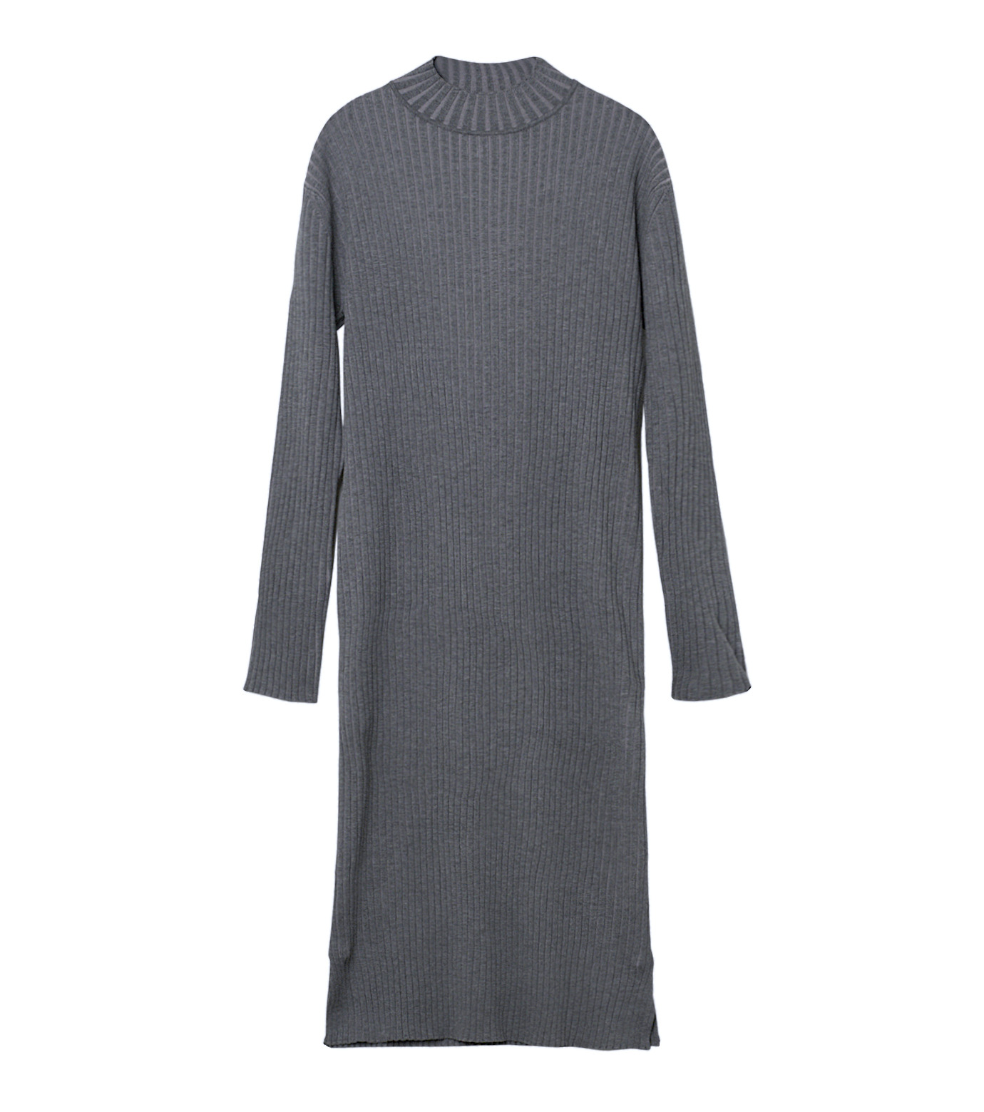 ル シェル ブルー - LE CIEL BLEU | Twist Rib Knit Dress-Light ...