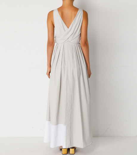 日本限定モデル Irene ルシェルブルー アイレネ Dress Mix Block Color ロングワンピース マキシワンピース Www Vetrorossi Com