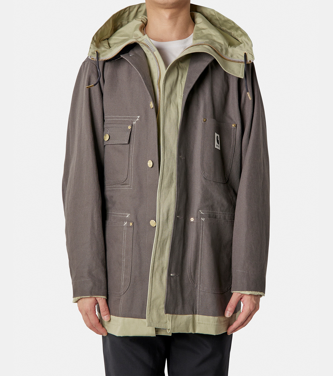 サカイ - sacai | Carhartt WIP Reversible Coat-Gray-1の通販
