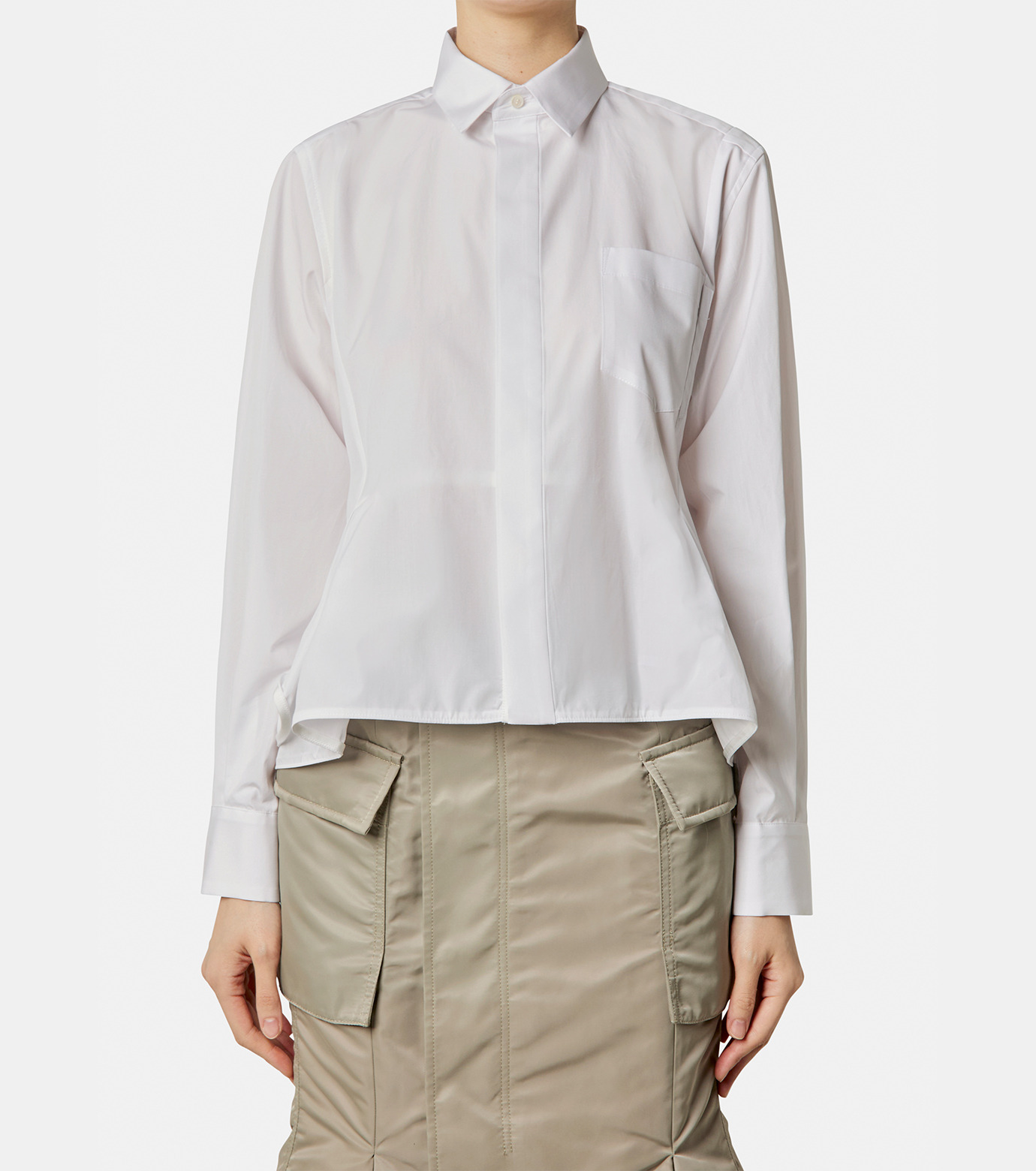サカイ - sacai | Thomas Mason Cotton Poplin Shirt-Off