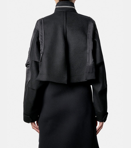 サカイ - sacai | Wool Melton x Nylon Twill | RESTIR リステア