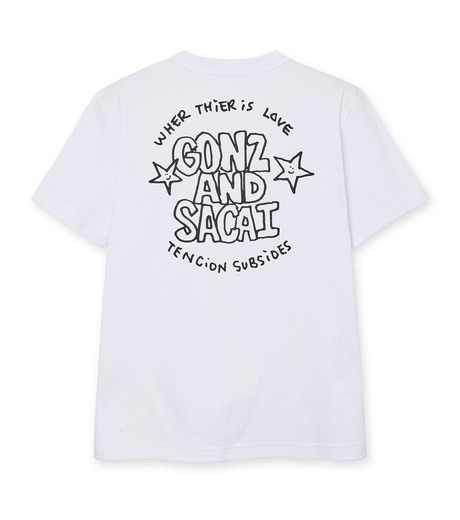 ◆Sacai サカイ◆人気 Gonz GONZ AND SACAI L/S T-Shirt 長袖 sacai(サカイ) 25SSCotton Jersey L S T-shirt長袖Tシャツ25
