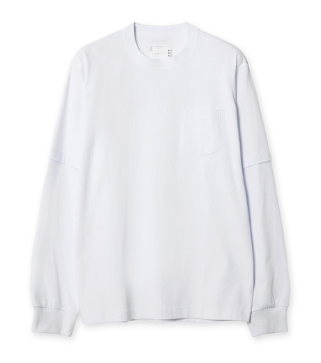 【関税込み】★sacai★コットンTシャツ SCW241101 サカイ - sacai | Graphic Print L/S T-Shirt-White-4の通販