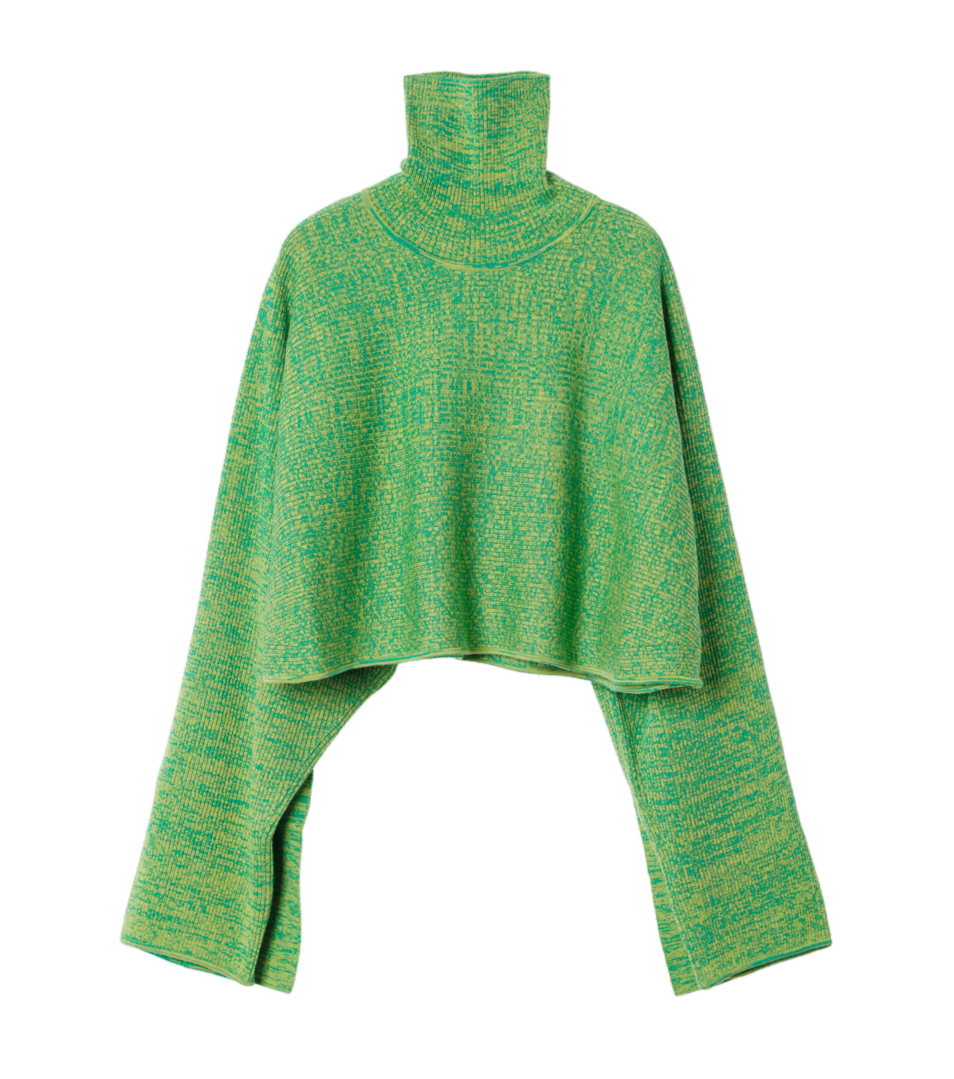 ル シェル ブルー - LE CIEL BLEU | Rib Cropped Knit Tops-Light ...