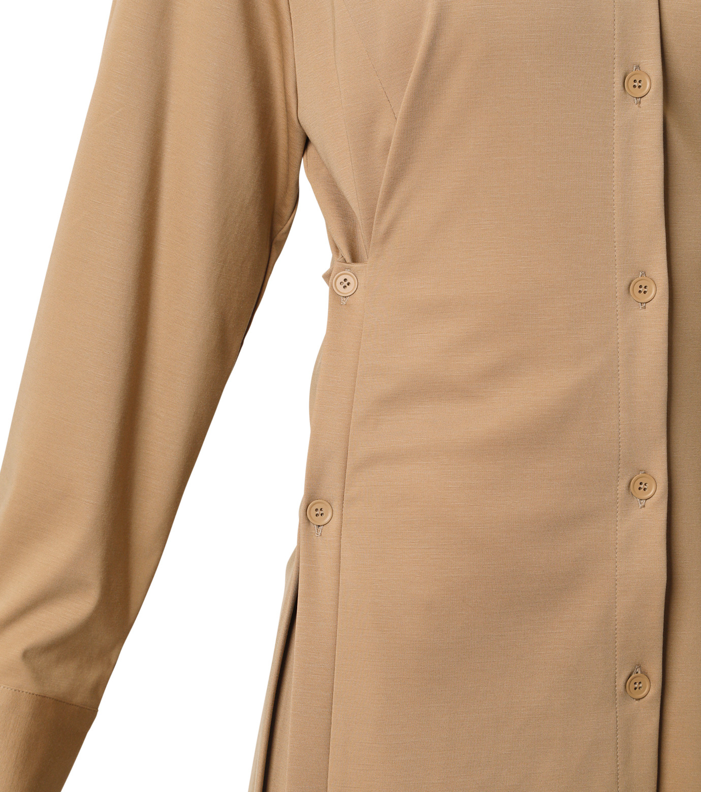 ル シェル ブルー - LE CIEL BLEU | Slashed Blazer-Beige-36の