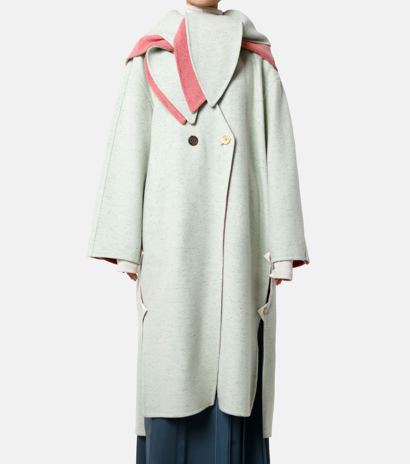 IRENE/アイレネ/Bi Color Double Faced Coat IRENE アイレネ Bi Color Double Faced Coat