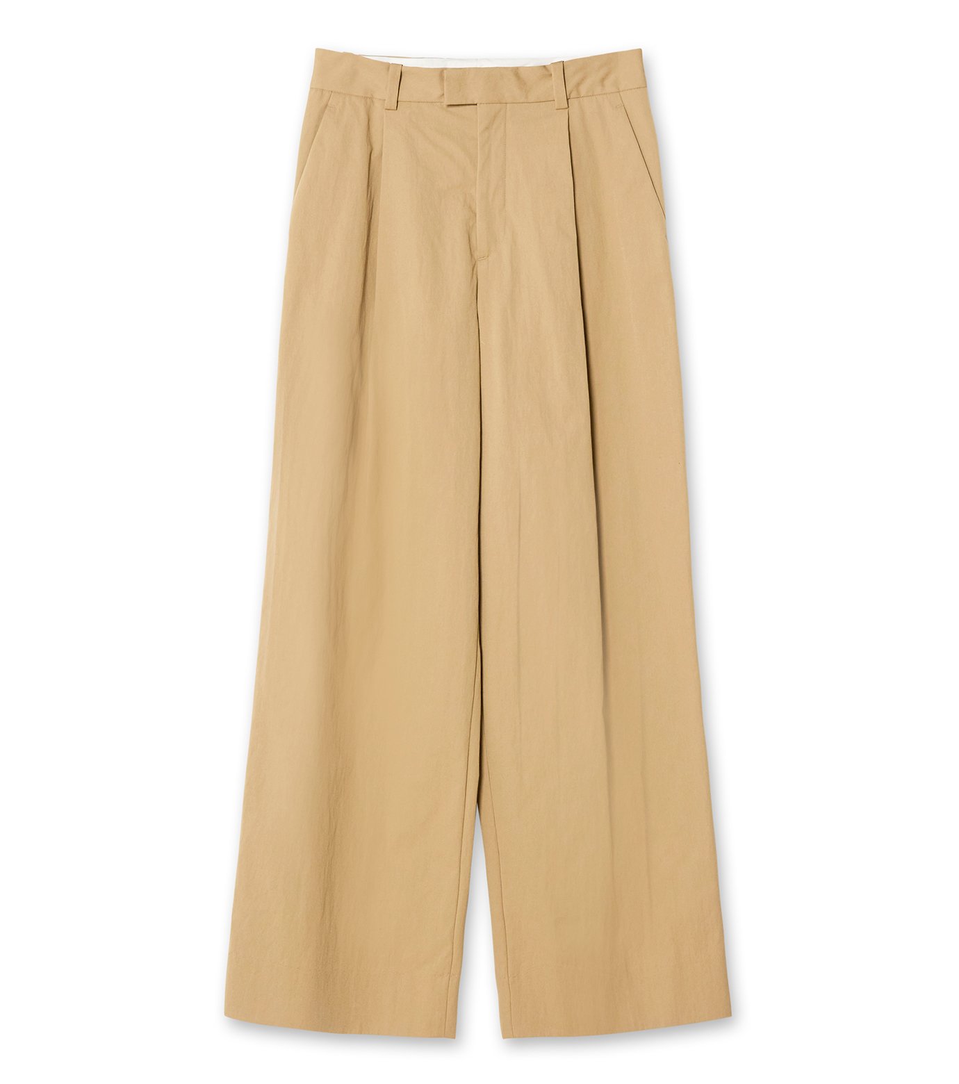 シンプティ - Simpti. | Weathercross Wide Slacks-Beige-Sの通販