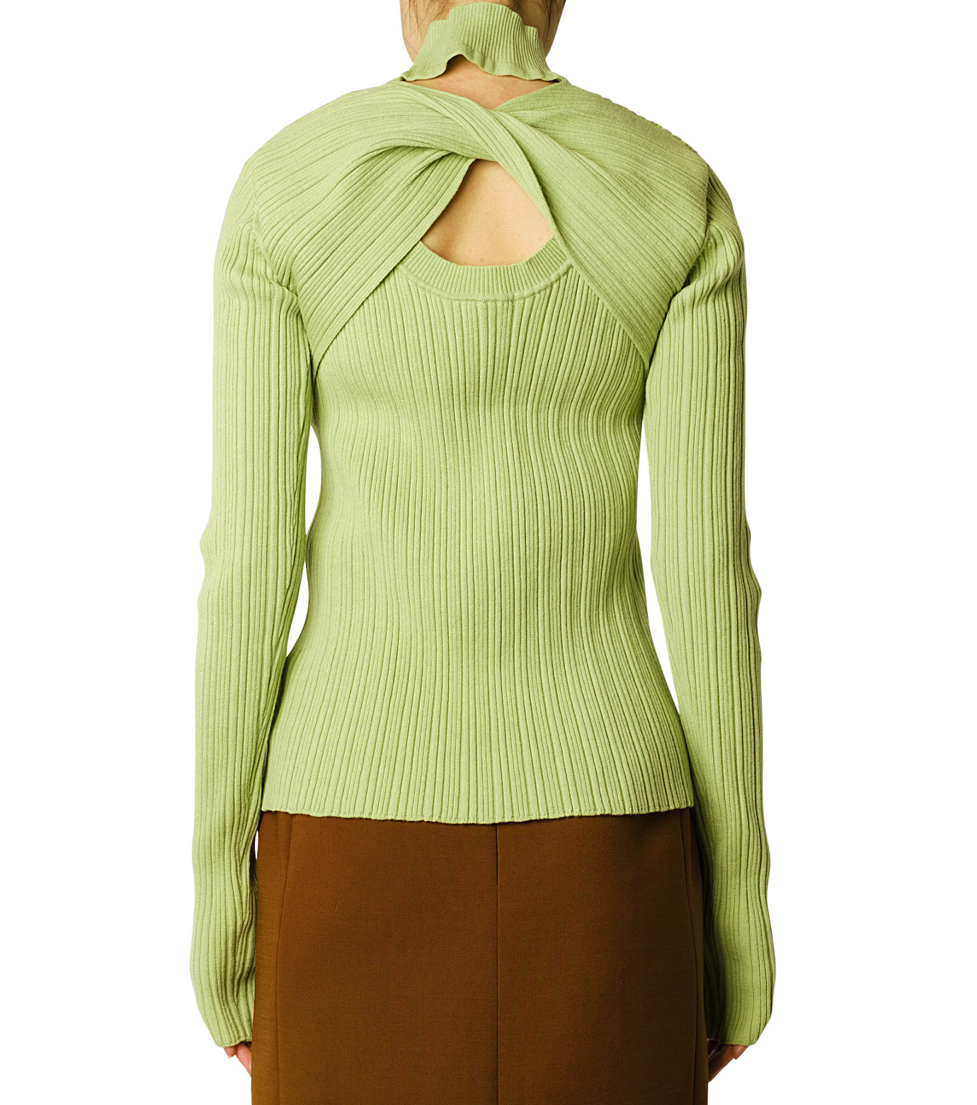ル シェル ブルー - LE CIEL BLEU | Random Rib Twist Knit-Light ...