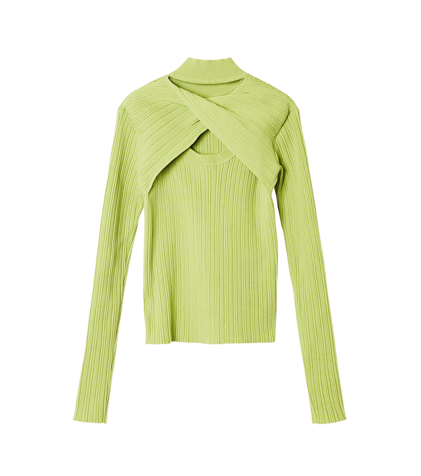 ル シェル ブルー - LE CIEL BLEU | Random Rib Twist Knit-Light ...