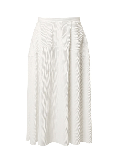 Wave Pleated Skirt