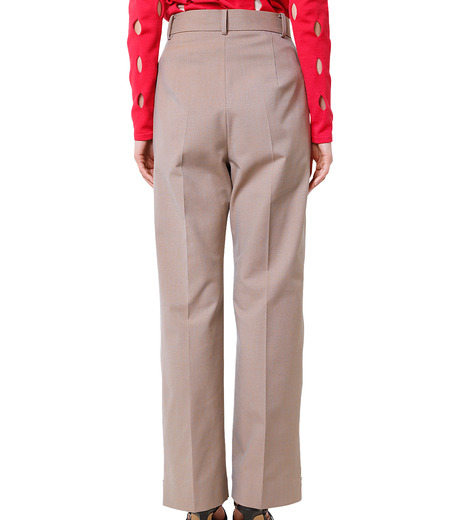ル・シェール ル シェル ブルー - LE CIEL BLEU | Side Zip Trousers-Brown-36