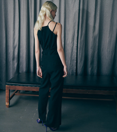 ル シェル ブルー - LE CIEL BLEU | Tie Waist Pants-Black-34の通販 ...