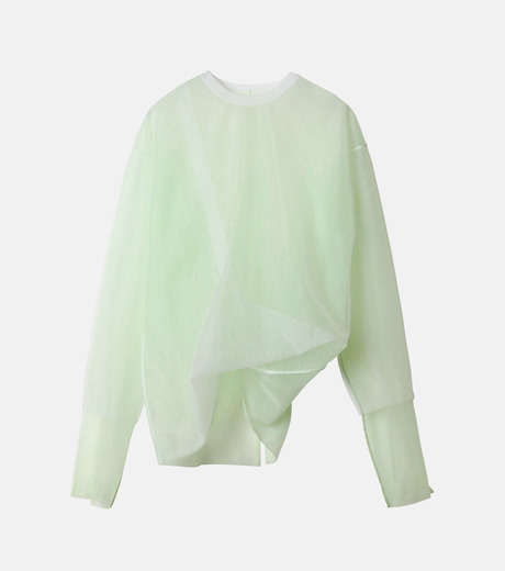アイレネ - IRENE | Transparent Knit Top-Light Green-36の通販