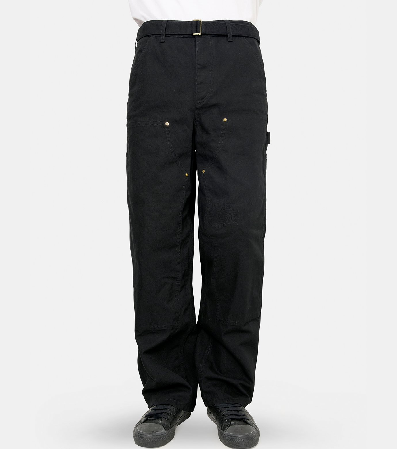 25aw sacai Carhartt Duck Pants 黒 size3 Carhartt WIP sacai x