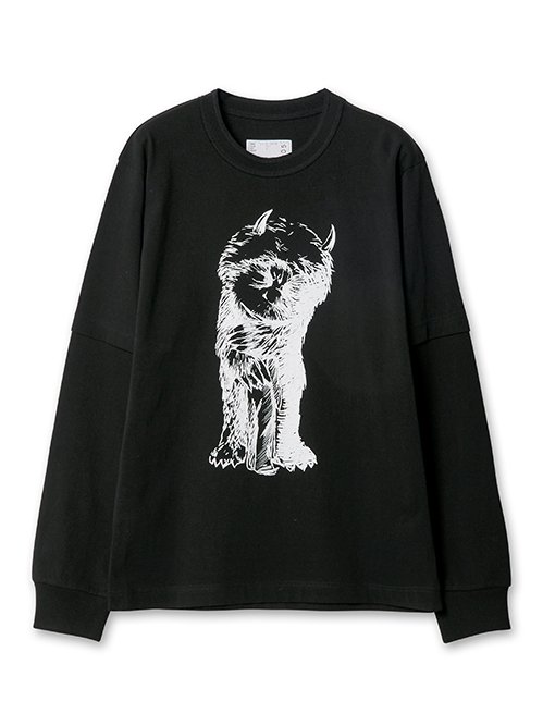 お気にいる sacai - サカイ | T-Black-5の L/S ARE THINGS WILD THE WHERE トップス
