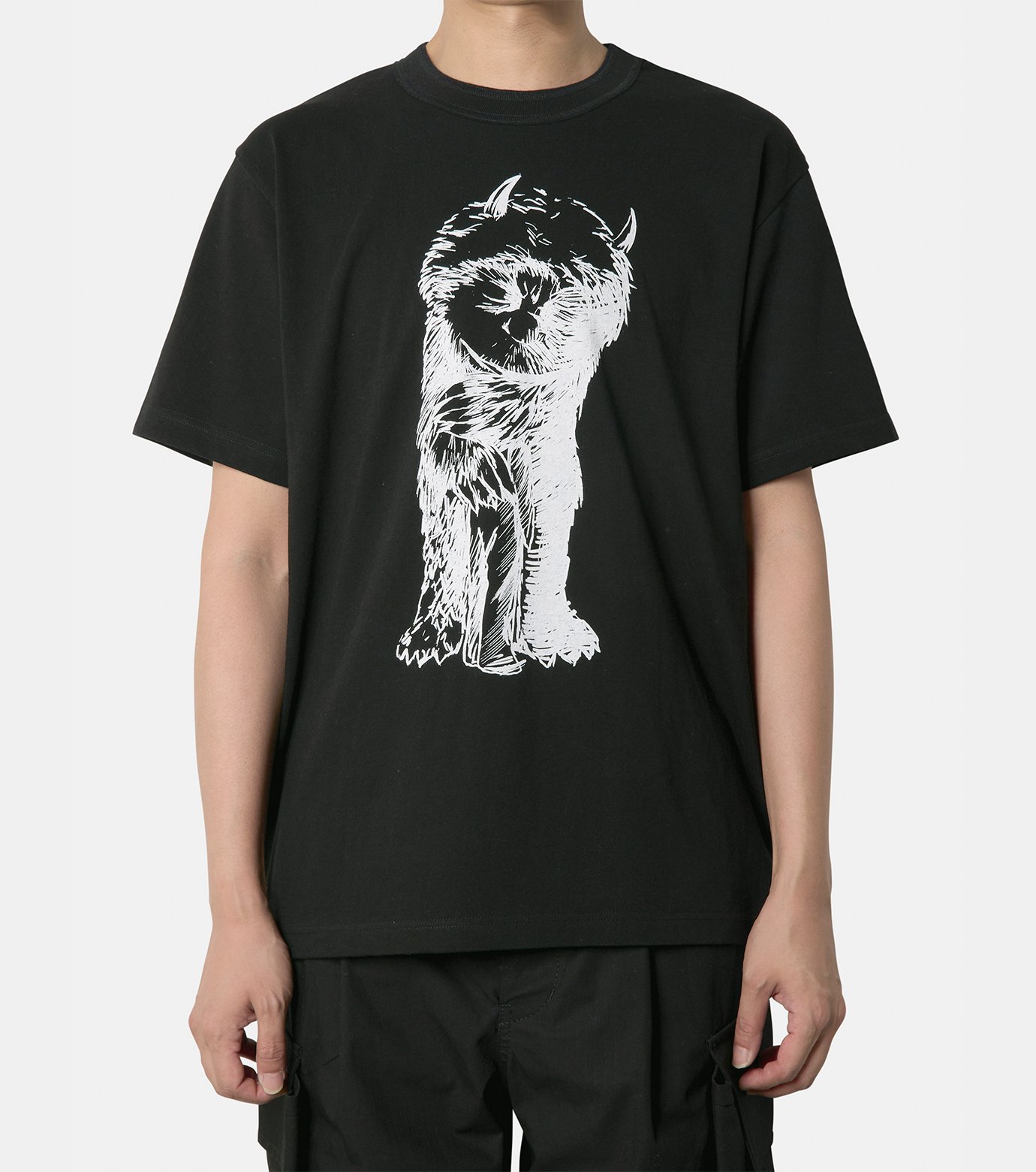 Tシャツ・カットソー sacai SS25 Flounced shirt (2507846 001) Sacai サカイ 25SS 25-0927S × WTAPS ダブルタップス Flock