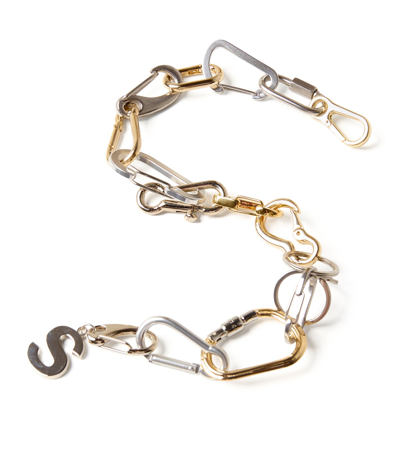 サカイ - sacai | Carabiner Chain Necklace-Multi Colour-Fの