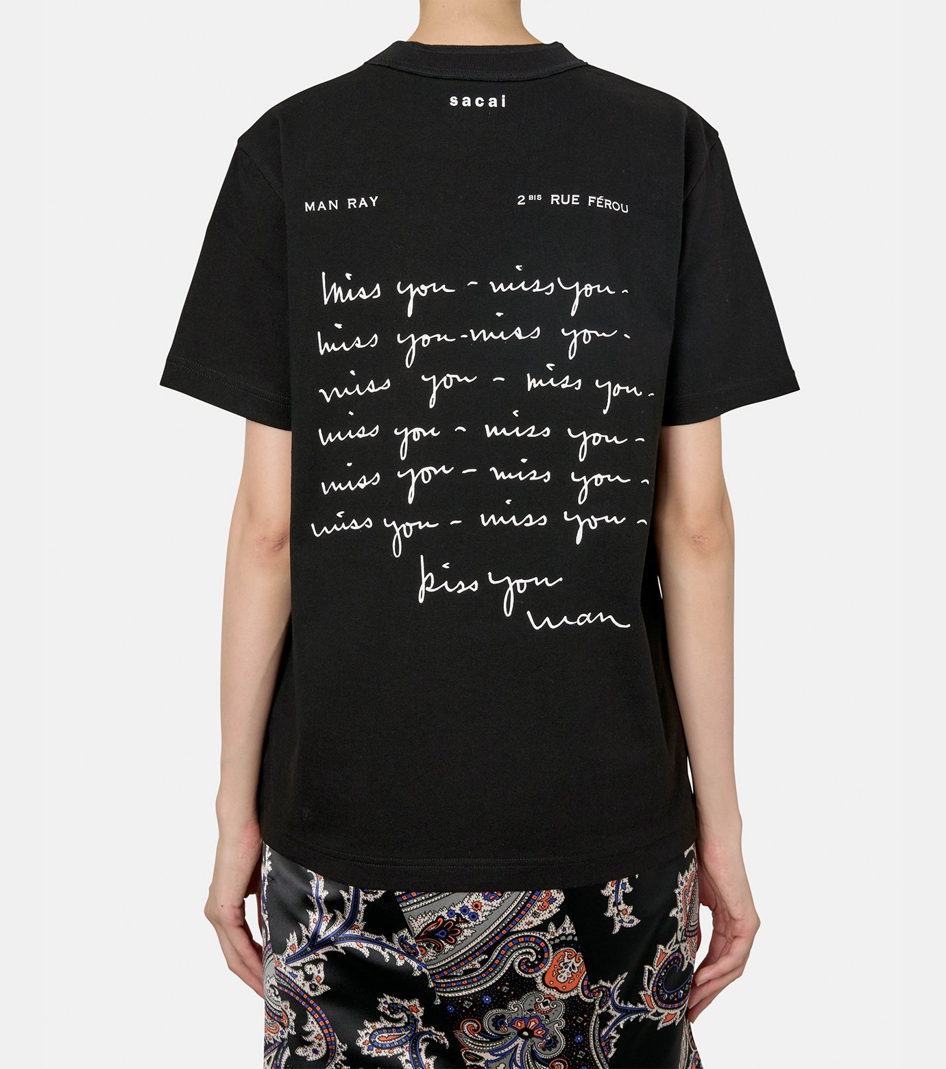 サカイ - sacai | Print T-Shirt-Black-0の通販 | RESTIR リステア