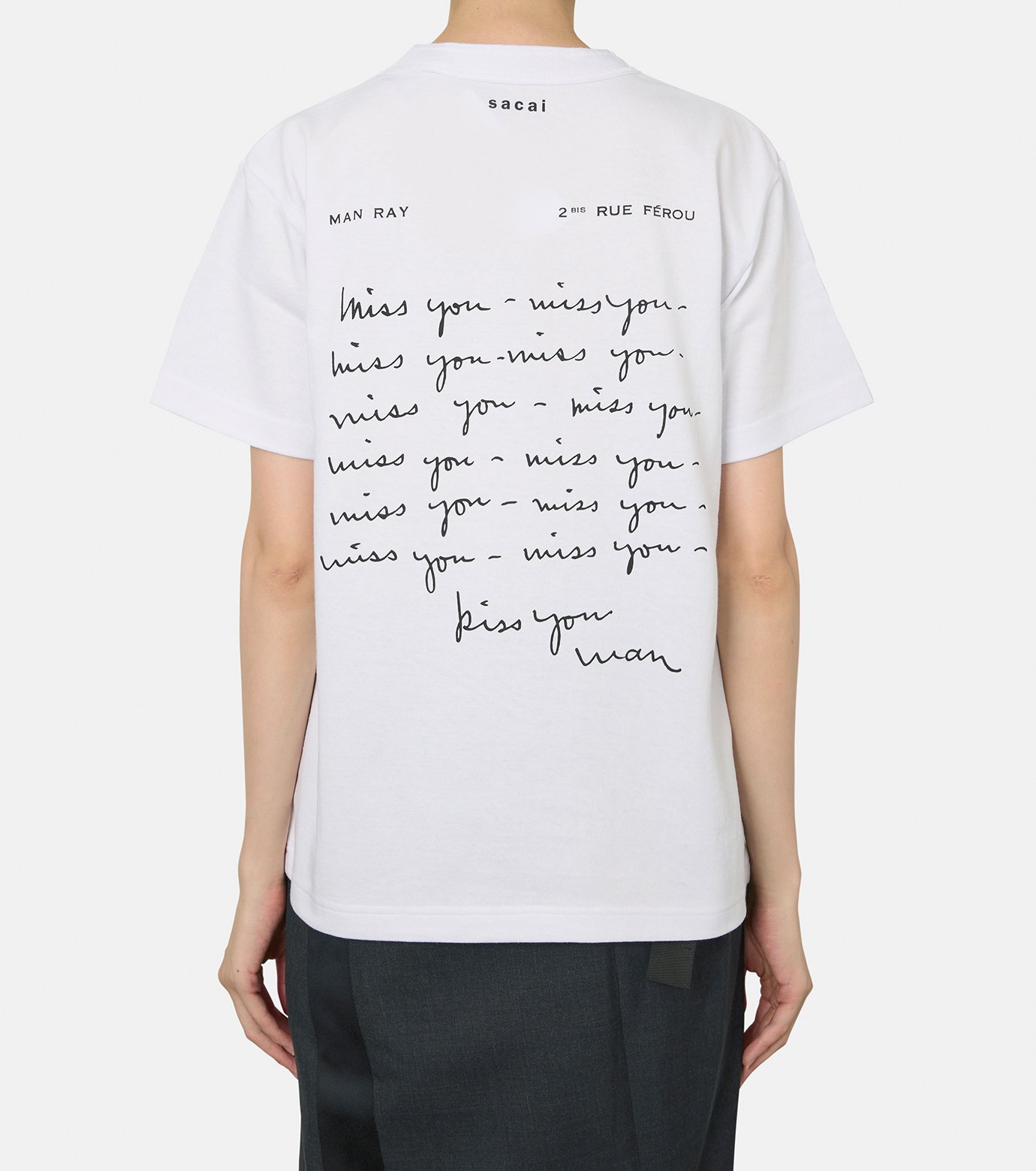【新品未使用・8月31日販売終了】sacai T-Shirt Sacai サカイ 22AW 22-0408S MADSAKI Print T-Shirt 半袖 T