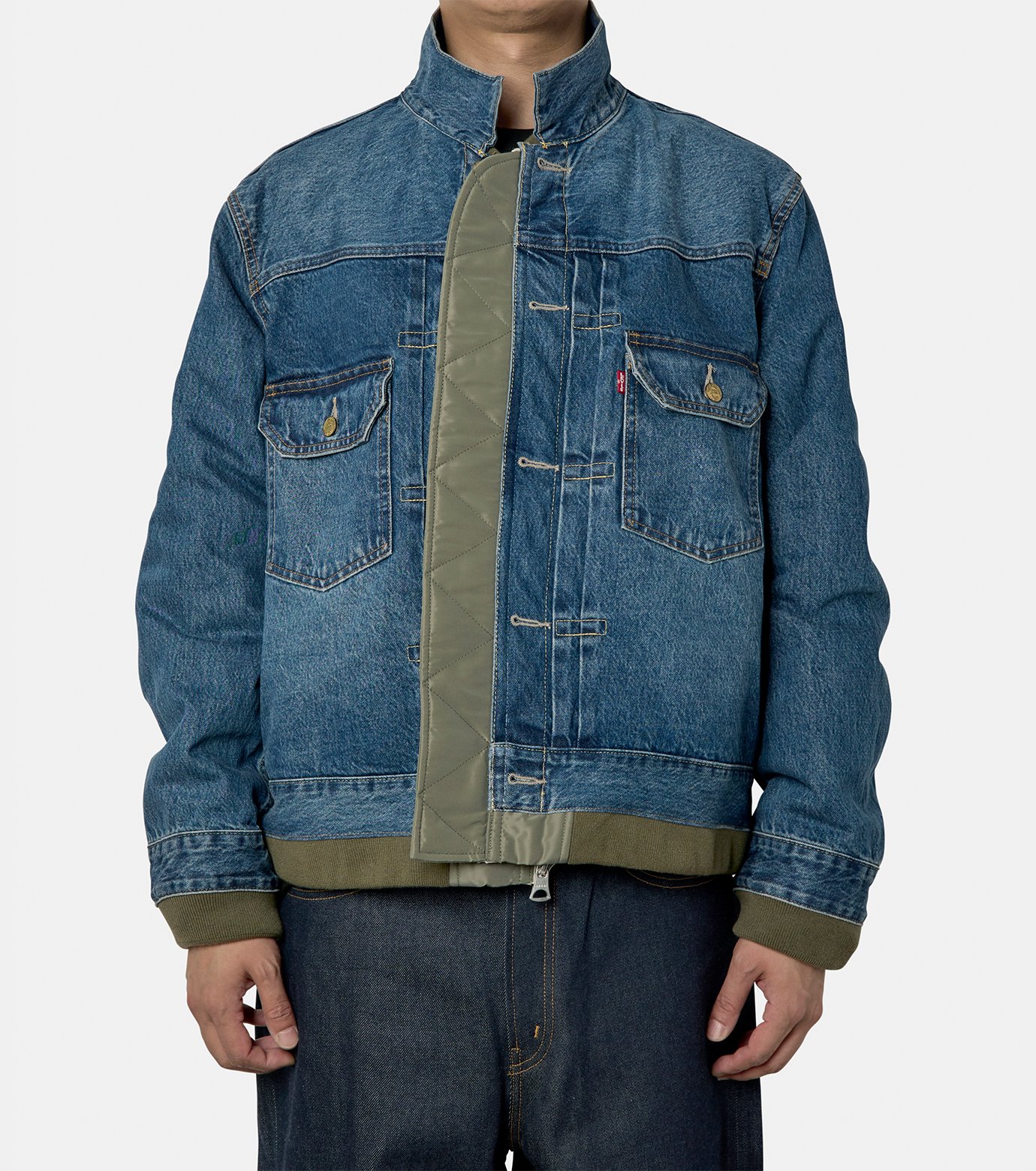 定番の中古商品 Levi's | sacai - サカイ DenimxNylon リステア RESTIR | Twill SF・ファンタジー・ホラー