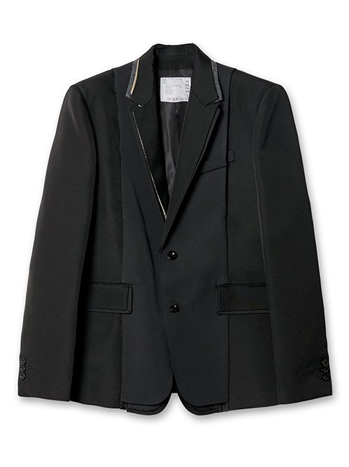 【関税込・匿名配送】 sacai Doeskin x Double-Faced ジャケット Doeskin x Double-Faced Silk Cotton Jacket | sacai Official