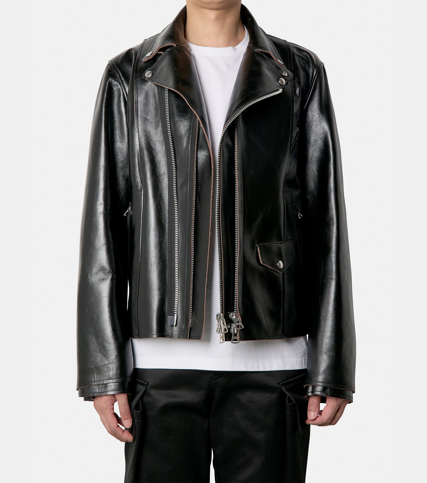 サカイ - sacai | Leather Jacket-Black-1の通販 | RESTIR リステア