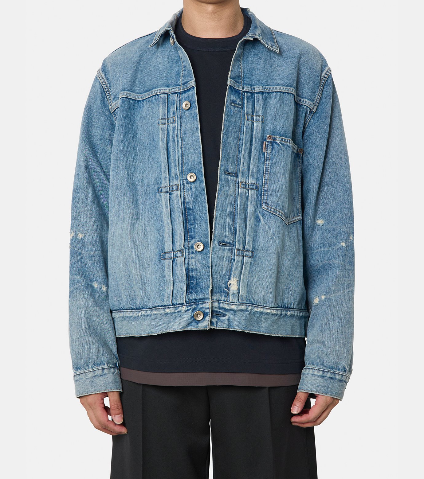 サカイ - sacai | BEYONDEXX Denim Jacket-Light Blue-2の通販