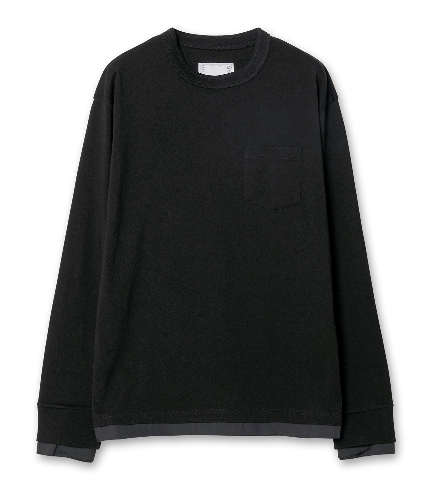 Taupe Cotton Jersey T-shirt by sacai on Sale